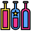 external alcohol-party-night-color-line-others-phat-plus icon