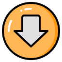 external arrow-arrows-color-line-others-phat-plus-3 icon