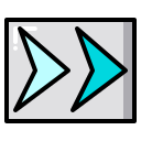 external arrow-arrows-color-line-others-phat-plus-4 icon