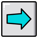 external arrow-arrows-color-line-others-phat-plus icon