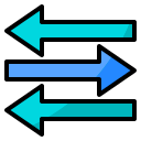 external arrow-directions-color-line-others-phat-plus-5 icon