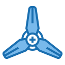 external blade-drone-blue-others-phat-plus icon