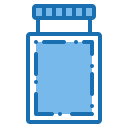 external bottle-medical-and-hospital-blue-others-phat-plus icon