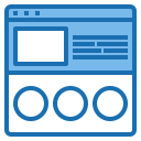 external browser-website-user-interface-blue-others-phat-plus-3 icon