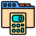 external business-calculator-tools-color-line-others-phat-plus-5 icon