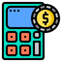external calculator-e-commerce-color-line-others-phat-plus icon