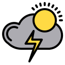 external calm-weather-color-line-others-phat-plus-7 icon