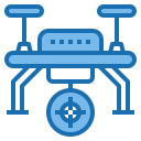 external camera-drone-blue-others-phat-plus-5 icon