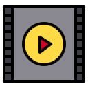 external camera-studio-cinema-color-line-others-phat-plus-7 icon