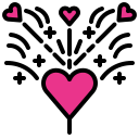 external dating-romance-color-line-others-phat-plus-6 icon