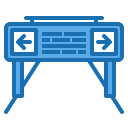 external departure-airport-blue-others-phat-plus-3 icon