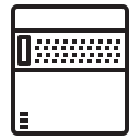 external disk-office-supply-outline-others-phat-plus icon