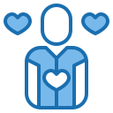 external heart-human-resources-blue-others-phat-plus icon