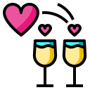 external wine-love-party-color-line-others-phat-plus icon