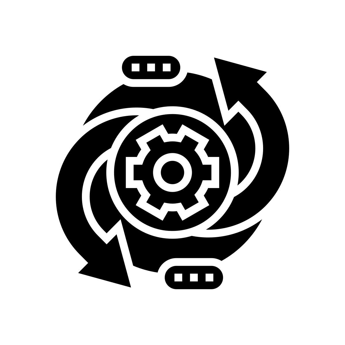 abstract converter icon