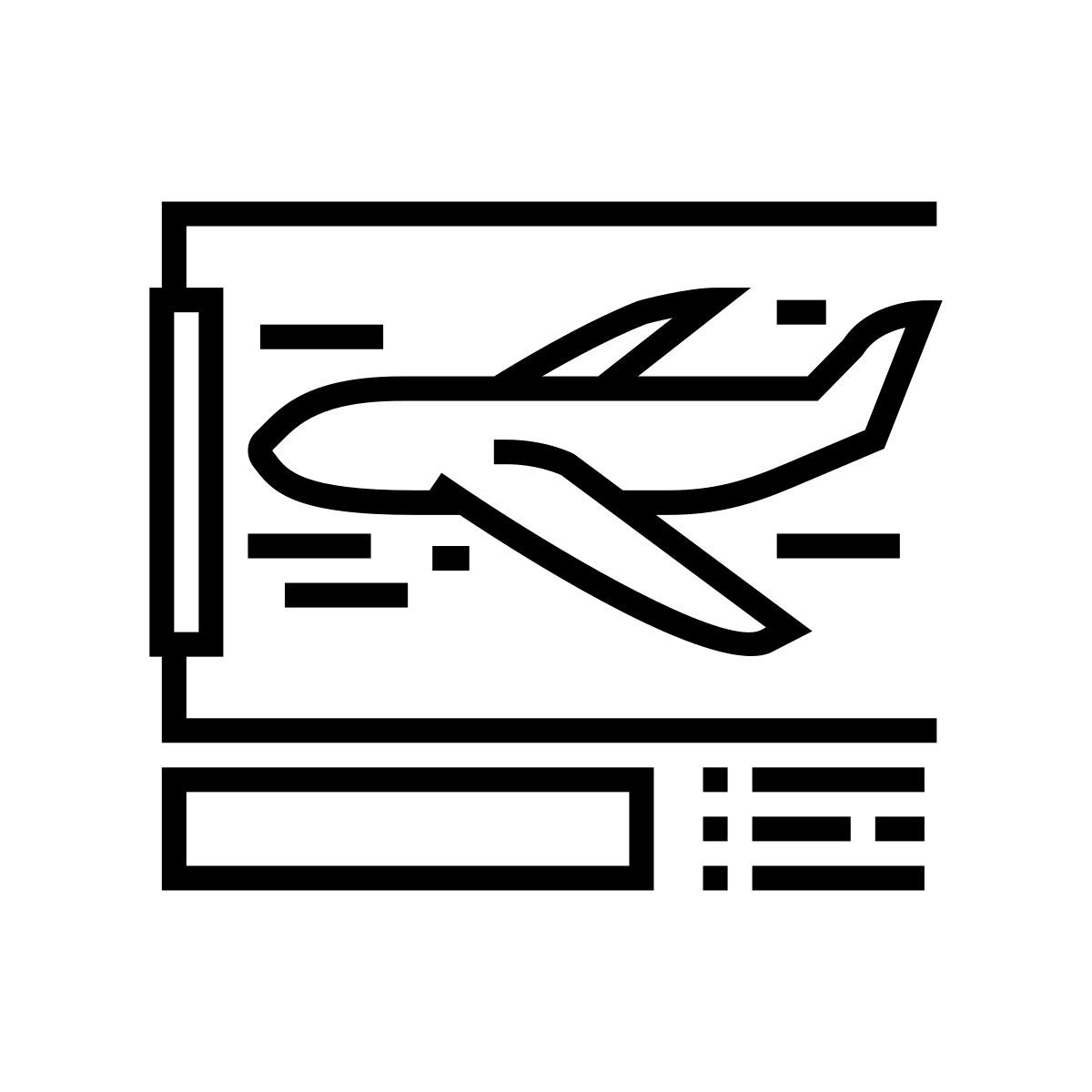 flugzeug crashtest icon