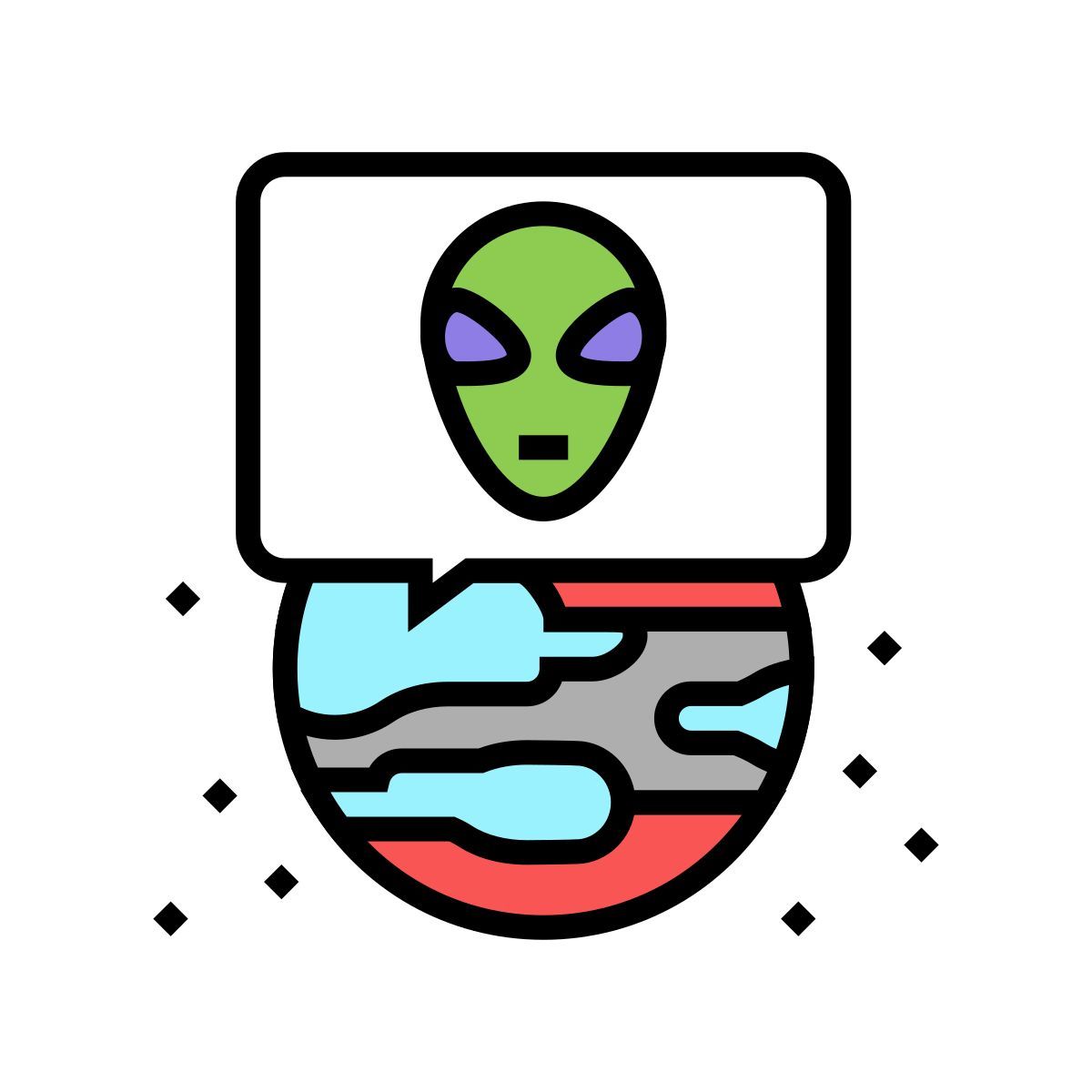 planeta alienígena icon