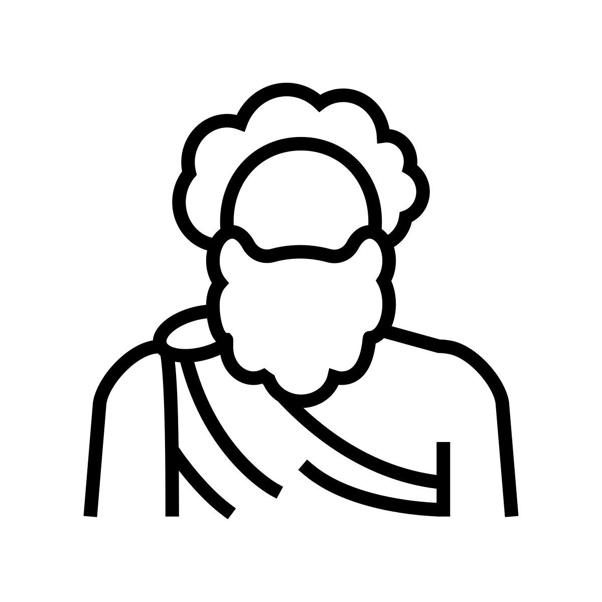 uralter mensch icon