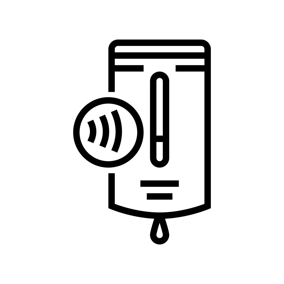 antiseptic dispenser icon