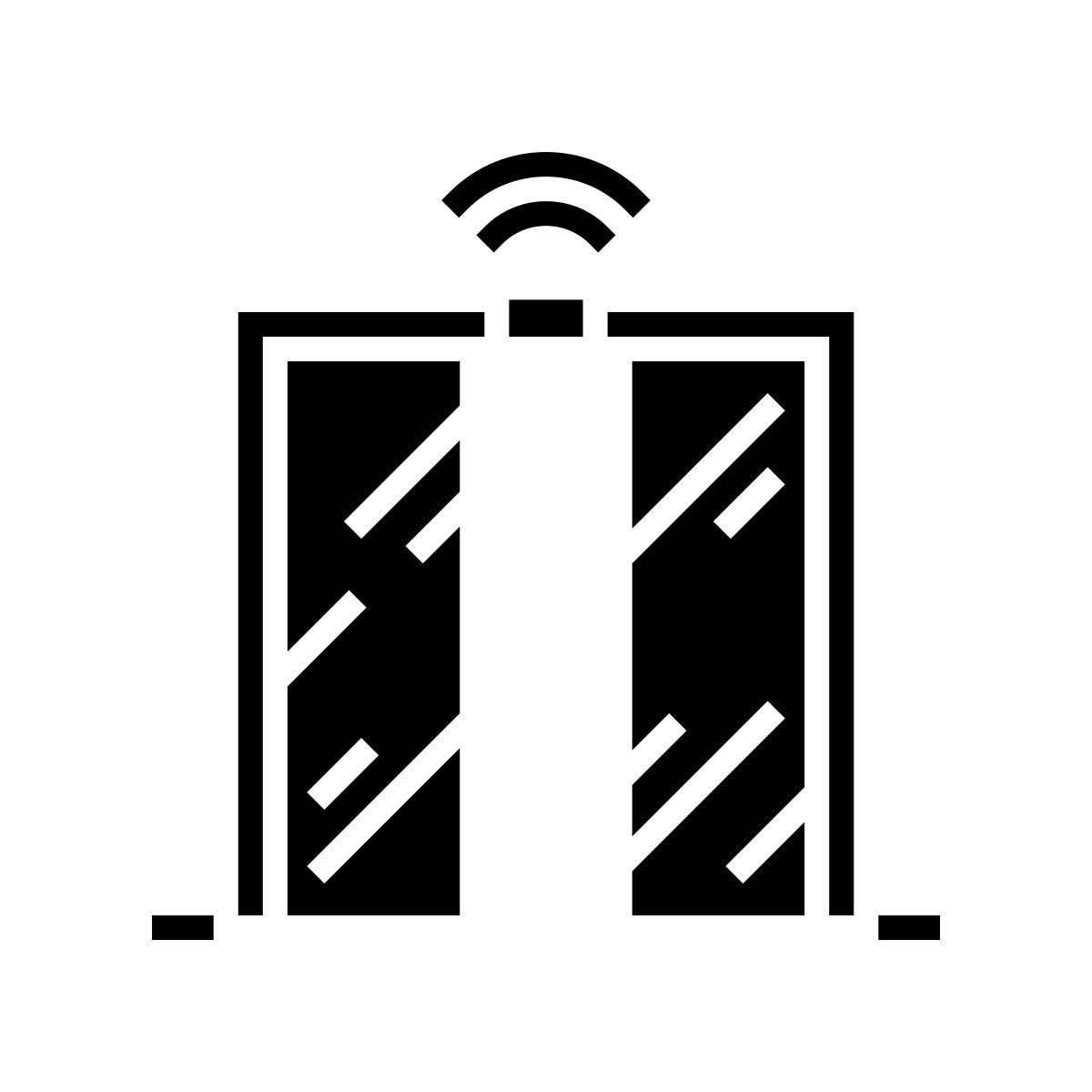 automatic glass door icon