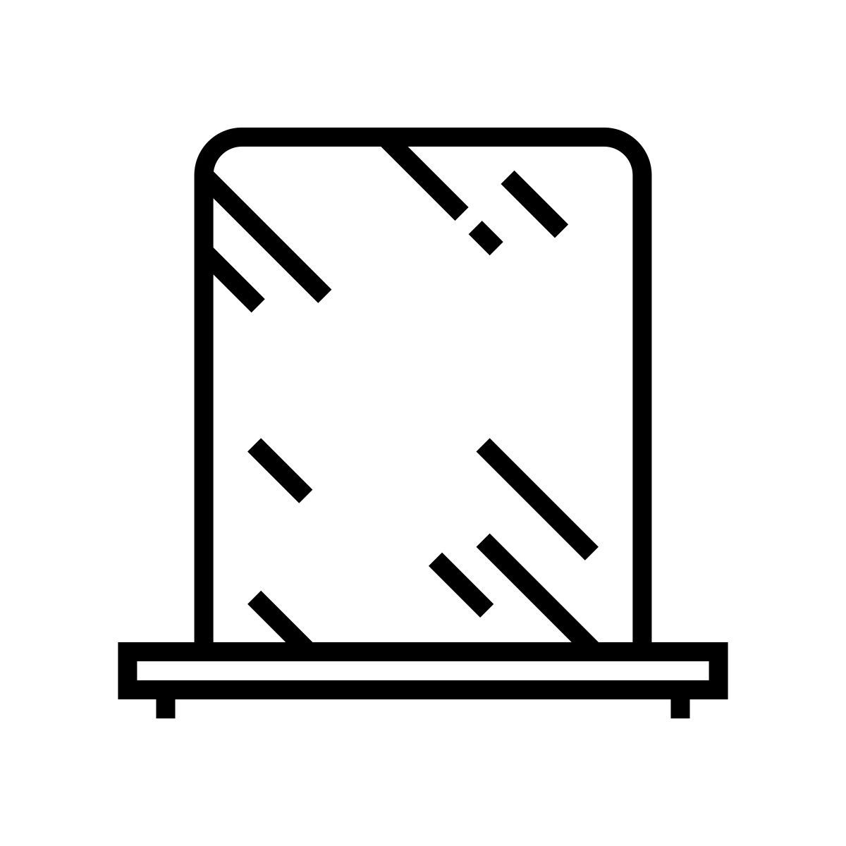 bathroom mirror icon