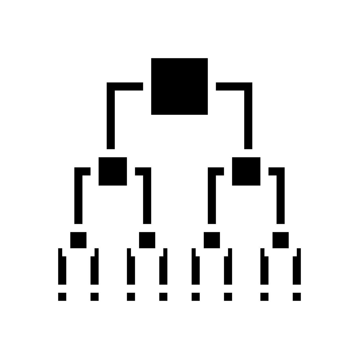 binary diagram icon