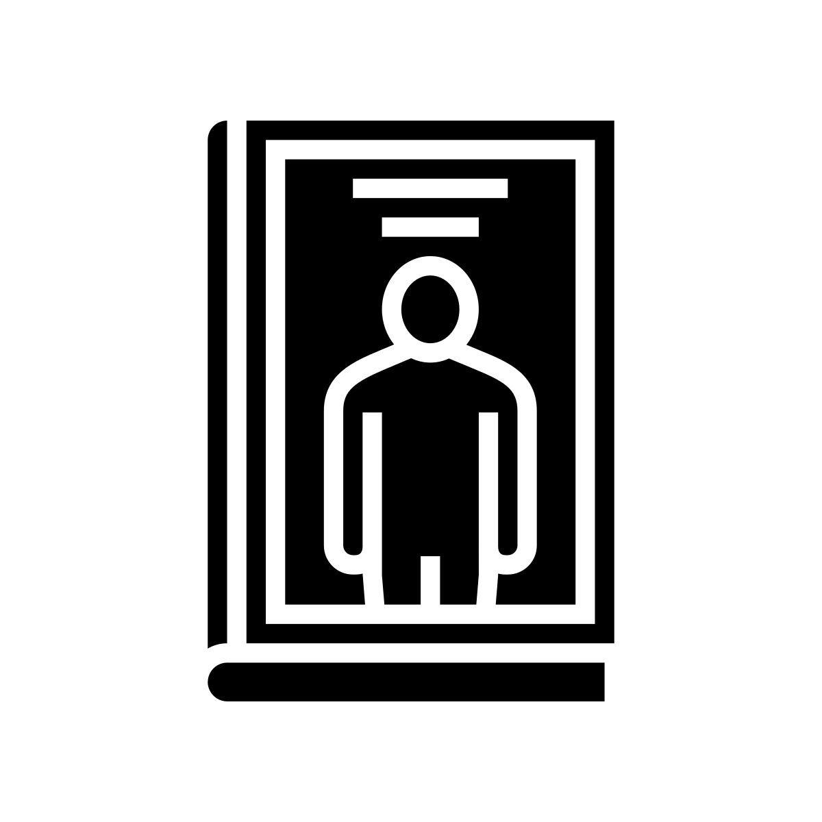 livro de biografia icon