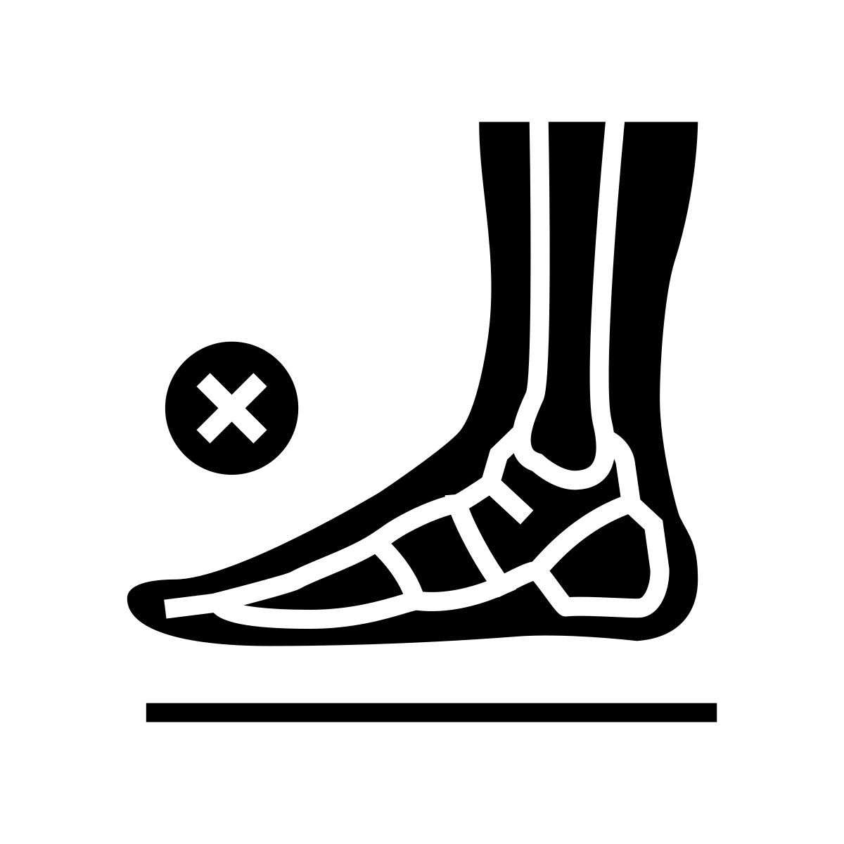 bone feet icon