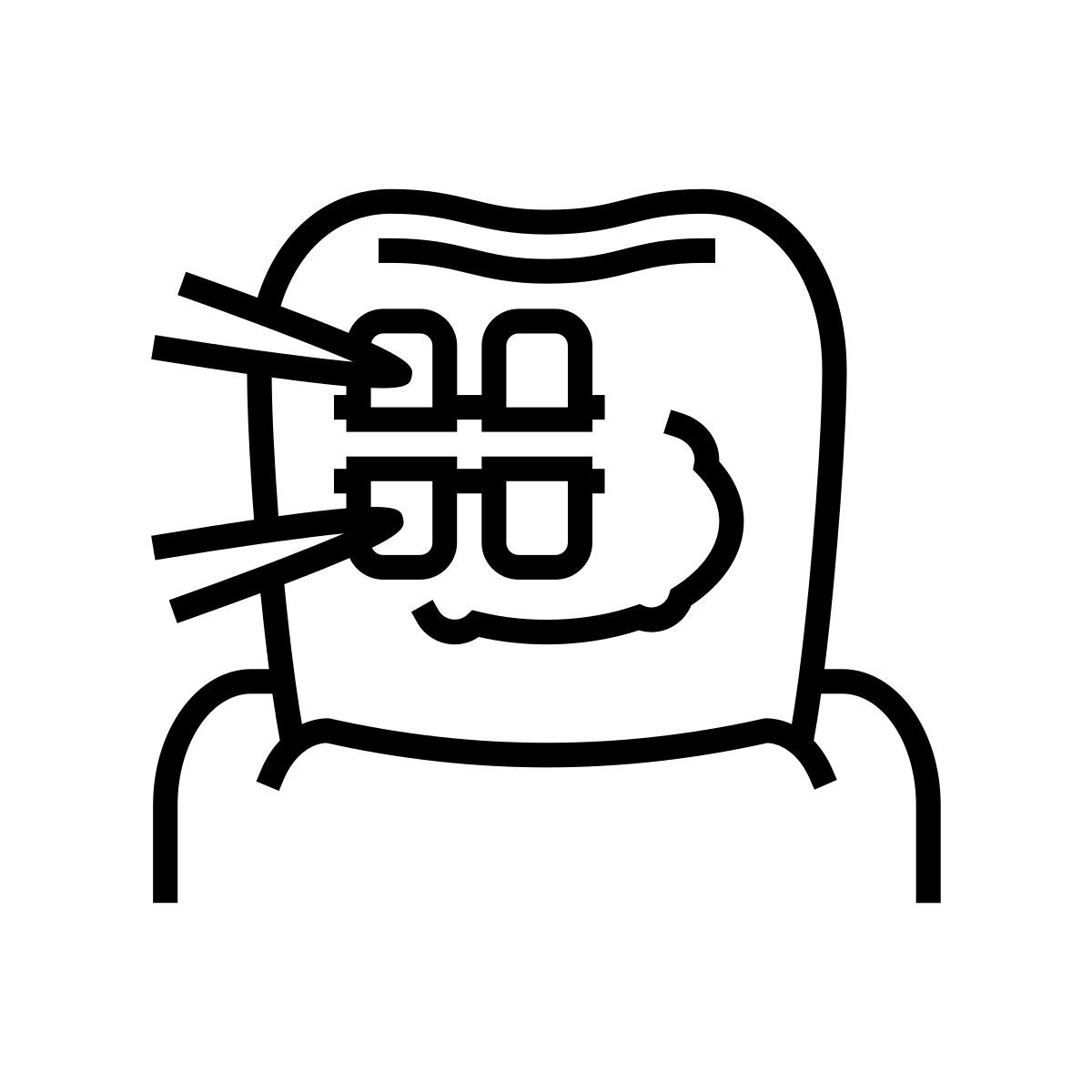 braces installation icon