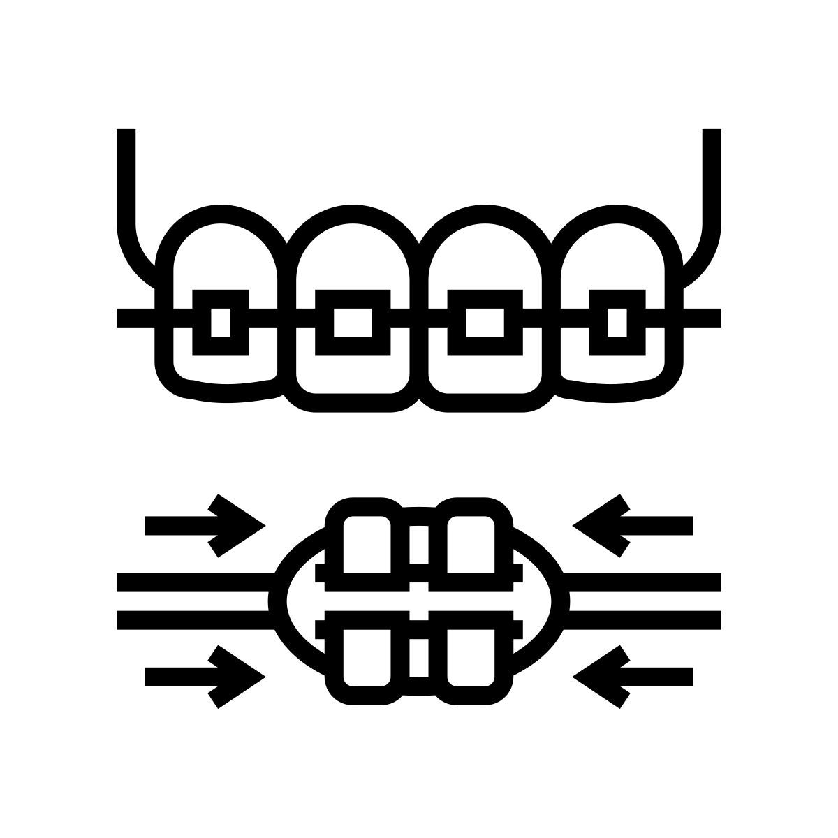 braces installation icon