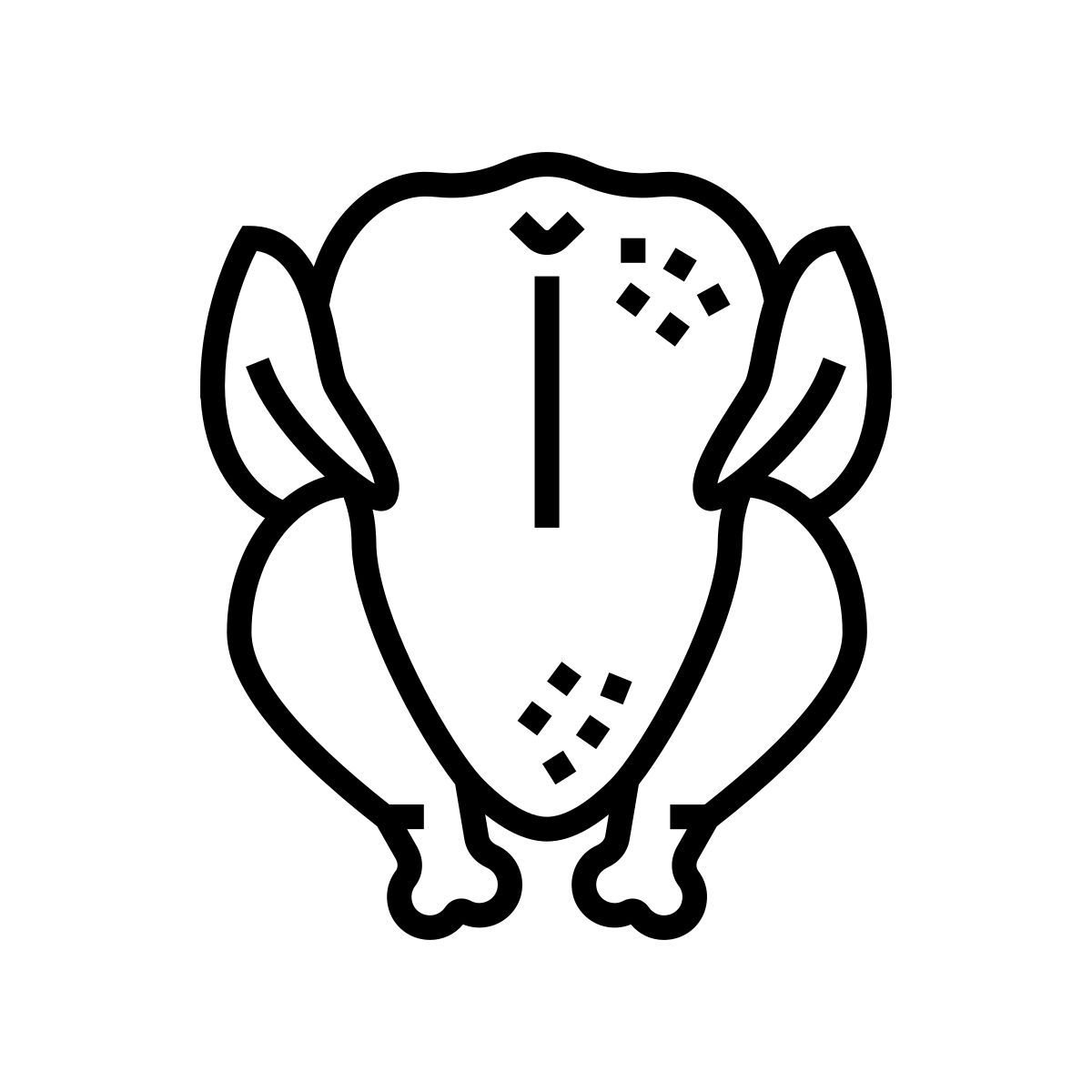 broiler chicken icon