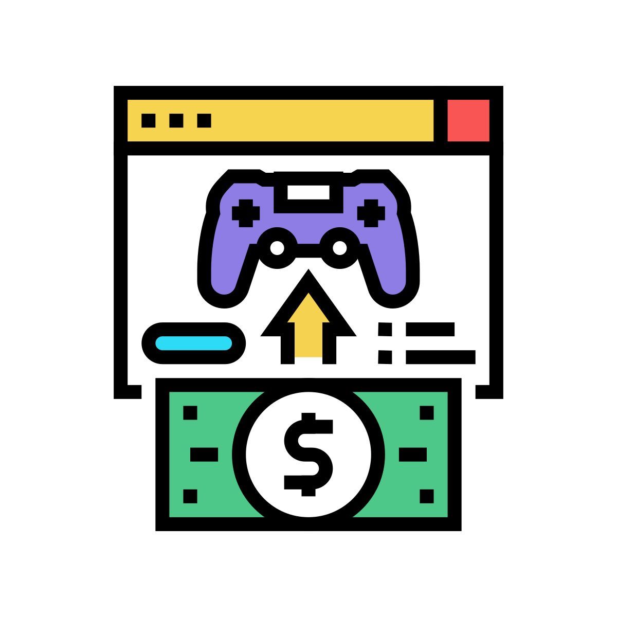 buying video game icon