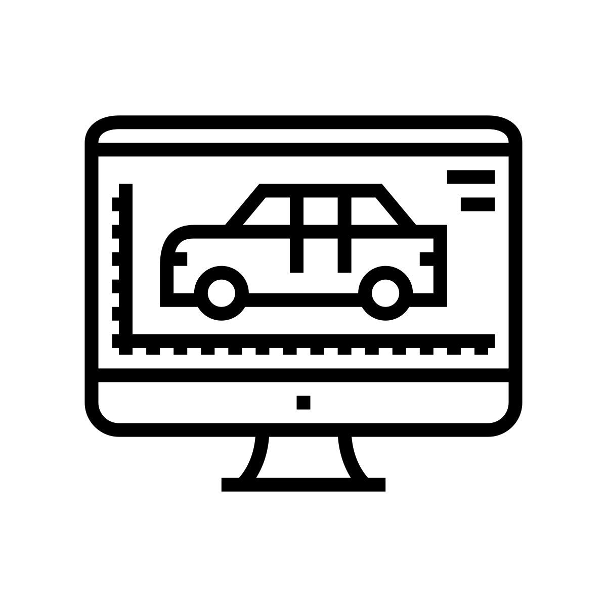 car characteristics icon