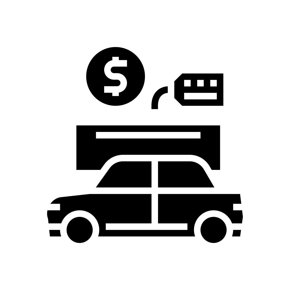serviço de aluguel de carros icon