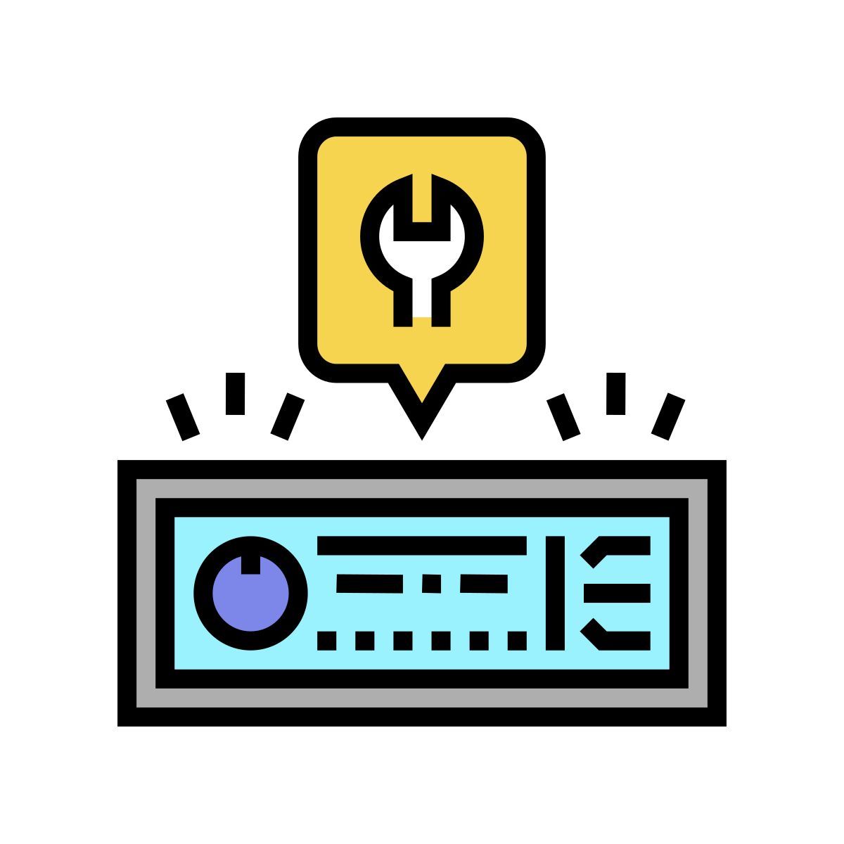 修理汽车音响系统 icon