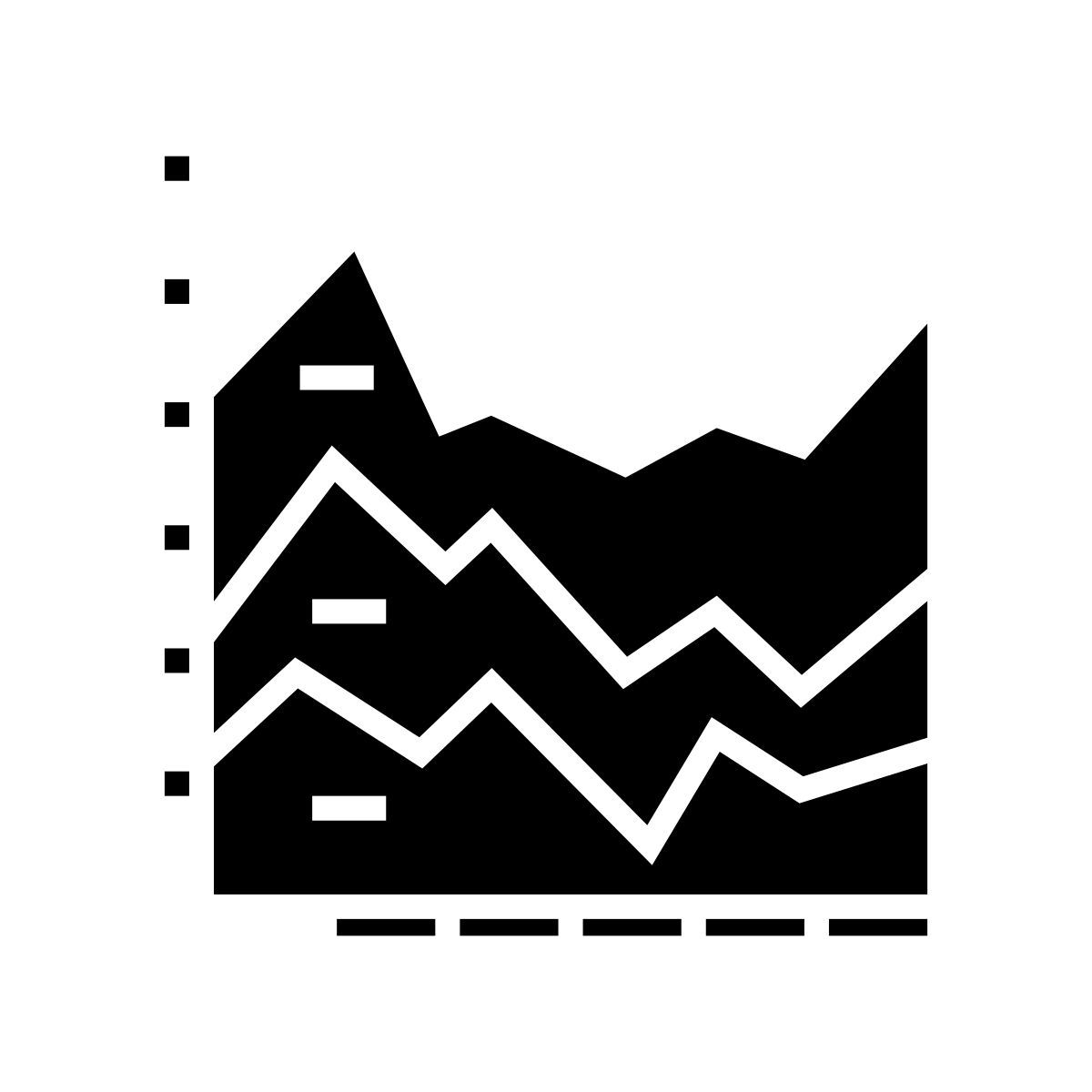 stacked area chart icon