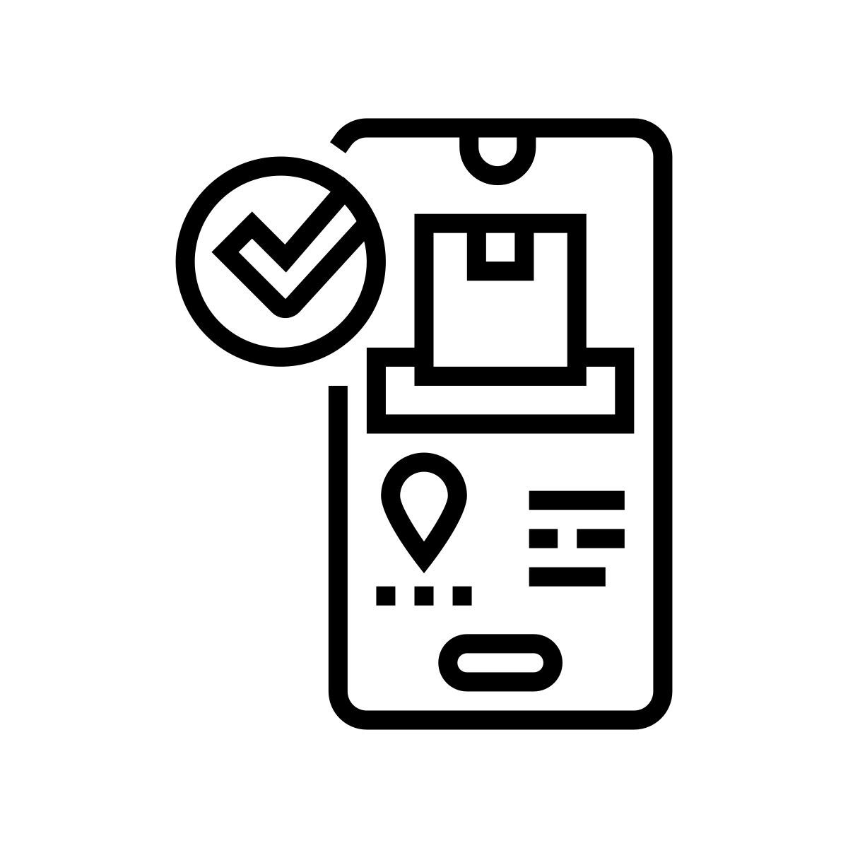 check delivery status icon