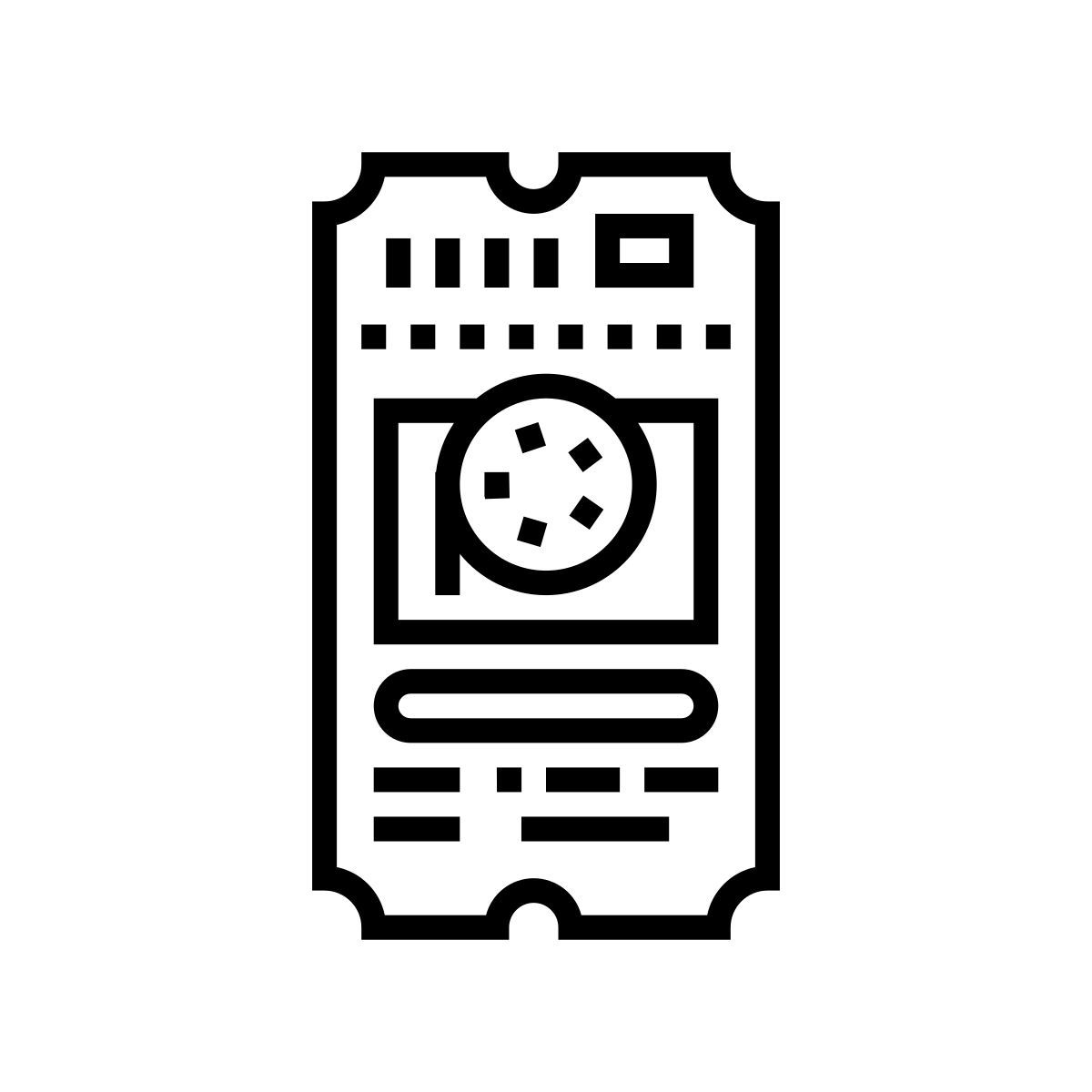 билет в кино icon