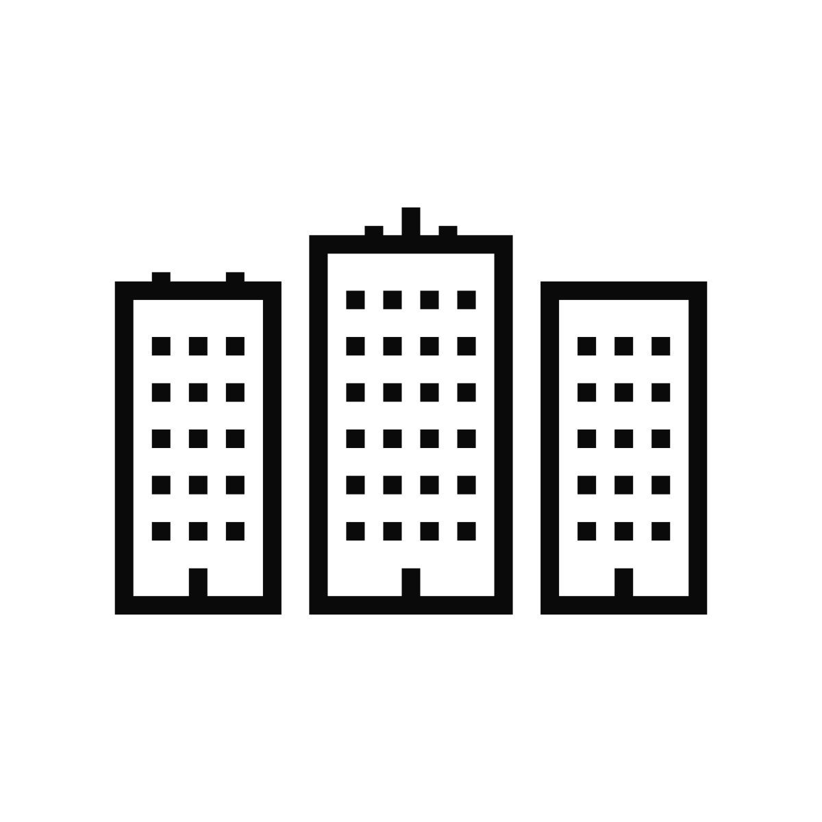 city buildings icon