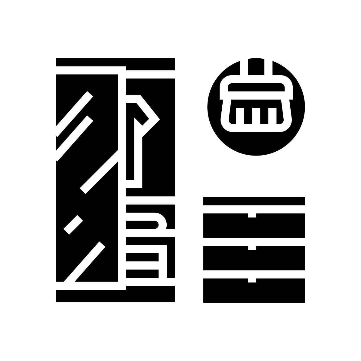 wardrobe cleaning icon