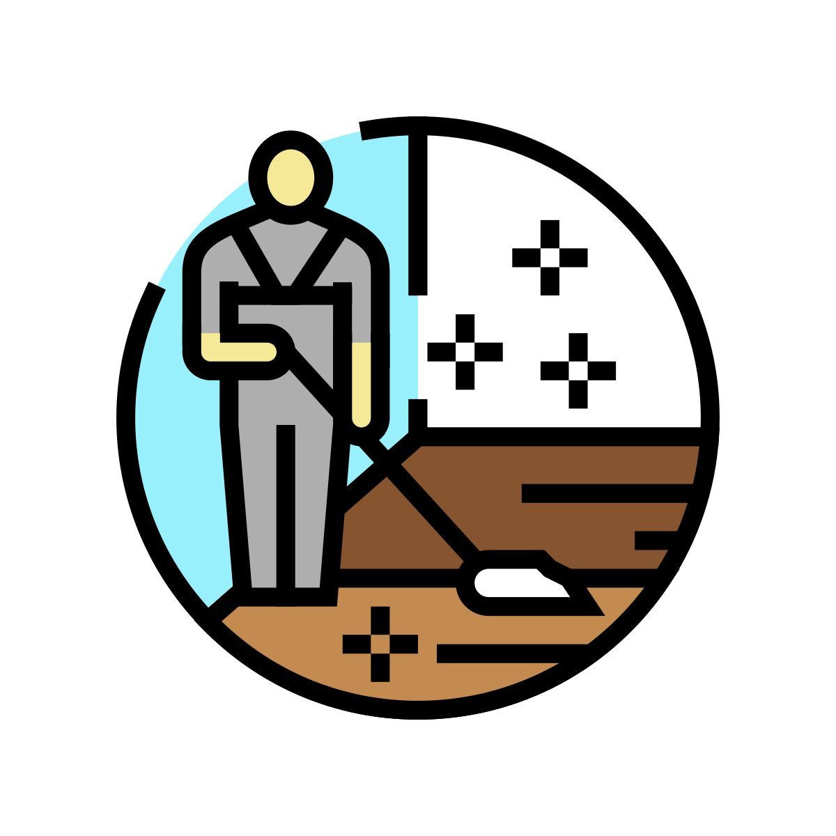 나무 바닥 청소 icon