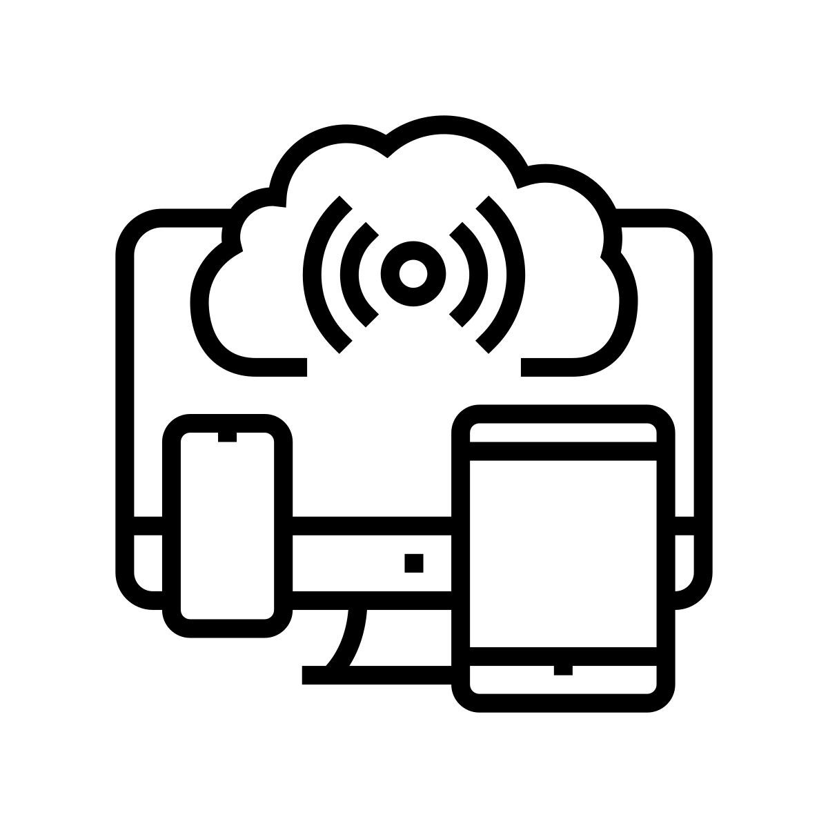クラウドストレージ icon