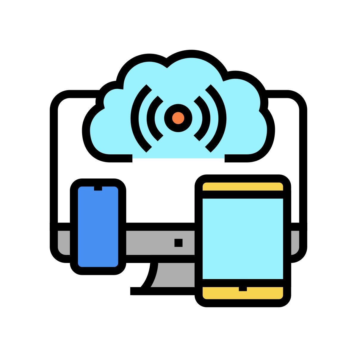 クラウドストレージ icon