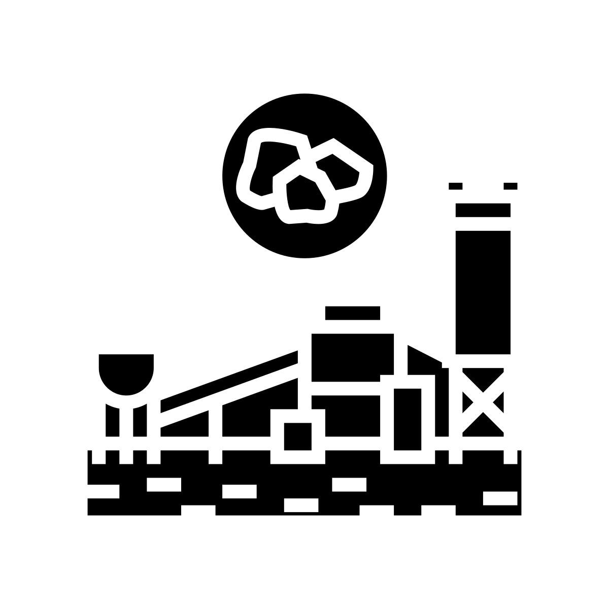 coal processing icon