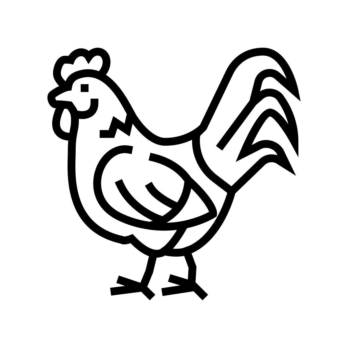 rooster icon