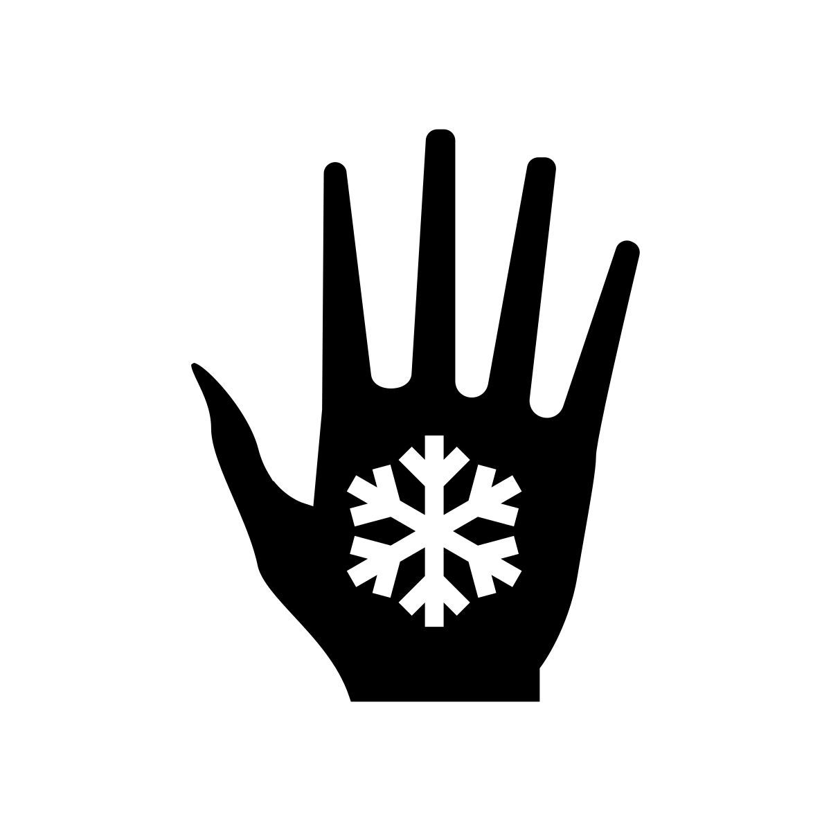 차가운 손 icon