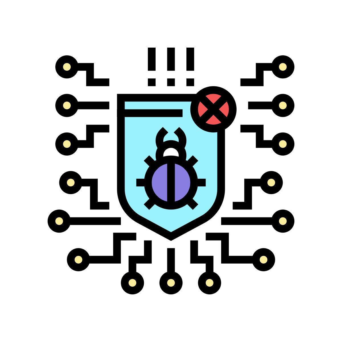 proteção de computador icon