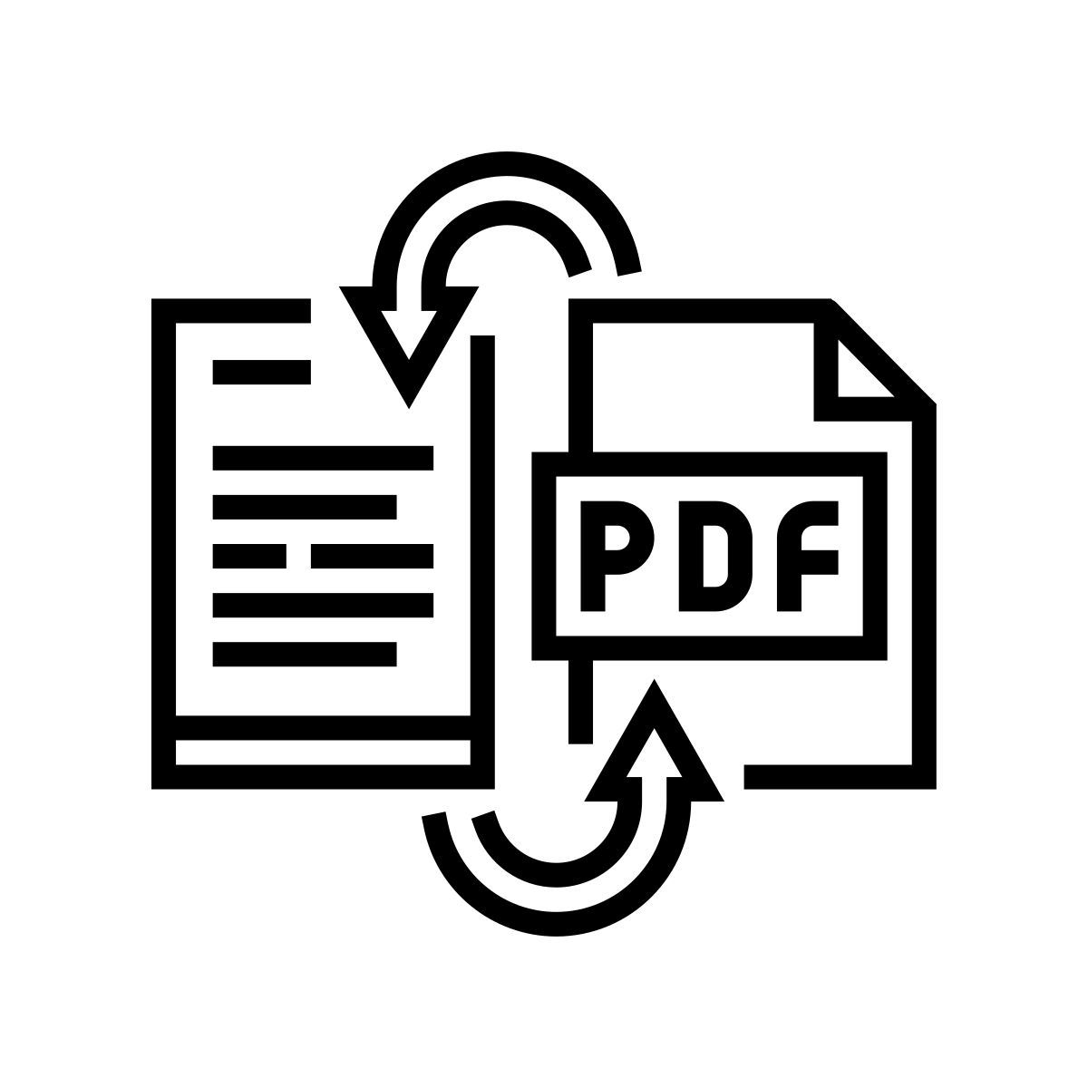 텍스트 파일을 pdf로 변환 icon