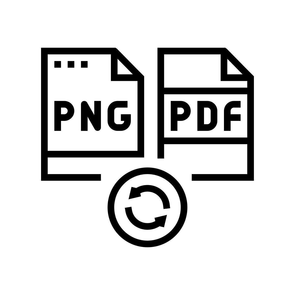 конвертировать png в pdf icon