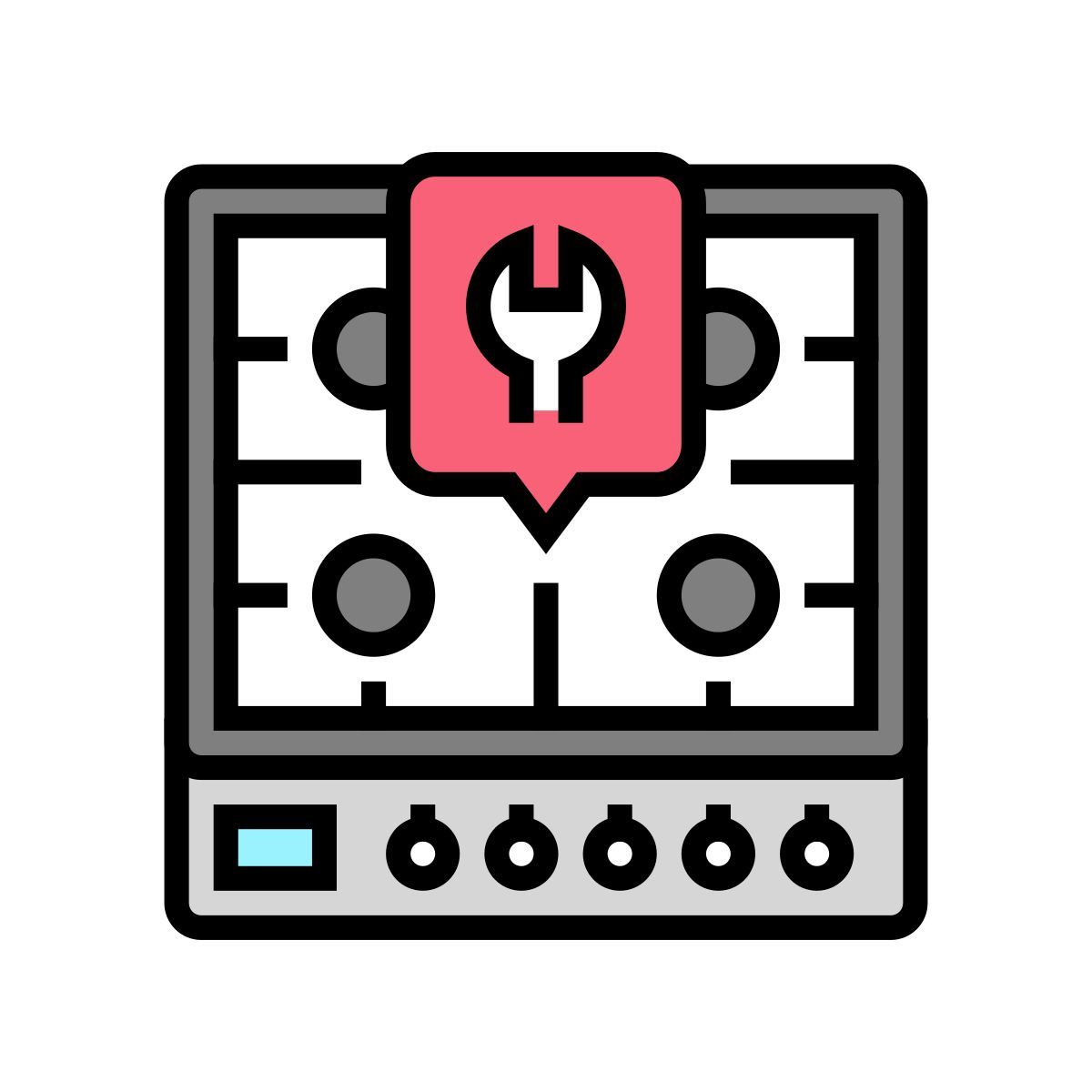 cooktop repair icon